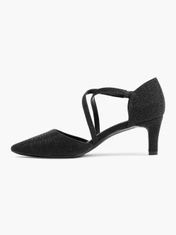 Online Glitter Cross Over Heel Women Heels·High Heels