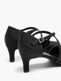 Online Glitter Cross Over Heel Women Heels·High Heels