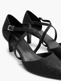 Online Glitter Cross Over Heel Women Heels·High Heels