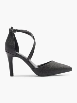 New Glittery Cross Strap High Heel Women Heels·High Heels