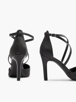 New Glittery Cross Strap High Heel Women Heels·High Heels