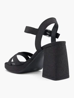 New Glittery Platform Heel with Ankle Strap Women Sandals·Heeled Sandals|Heels·Platform Heels