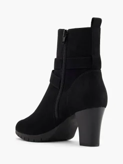 Sale Heeled Ankle Boot with Silver Link Detail Women Boots·Heeled Boots|Boots·Ankle Boots