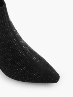 Online Heeled Ankle Boot with Gems Women Boots·Heeled Boots|Boots·Ankle Boots
