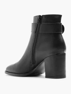 Hot Heeled Boot with Circle Buckle Detail Women Boots·Heeled Boots|Boots·Ankle Boots