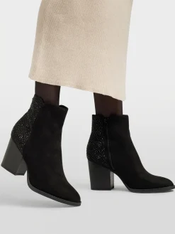 Sale Heeled Chelsea Boot with Gem Details Women Boots·Heeled Boots|Boots·Chelsea Boots