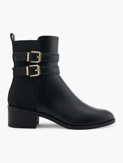 Clearance Heeled Double Buckled Ankle Boot Women Boots·Ankle Boots