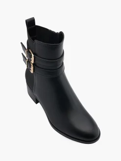 Clearance Heeled Double Buckled Ankle Boot Women Boots·Ankle Boots