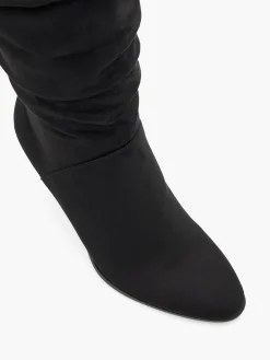 Clearance Heeled Ruched Long Leg Boot Women Boots·Knee High Boots