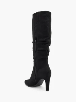 Clearance Heeled Ruched Long Leg Boot Women Boots·Knee High Boots