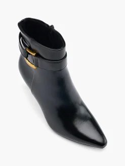 Online High Heeled Ankle Boot with Metal Detail Women Boots·Heeled Boots|Boots·Ankle Boots
