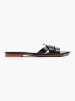 Hot Interwoven Strapped Slip On Flat Sandal Women Sandals·Flat Sandals