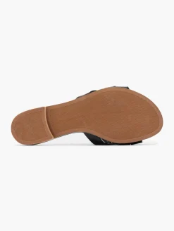 Hot Interwoven Strapped Slip On Flat Sandal Women Sandals·Flat Sandals