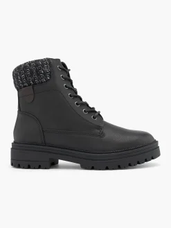 Clearance Knitted Collar Zip Up Biker Boot Women Boots·Biker Boots|Boots·Hiker Style Boots