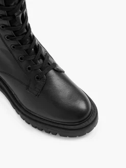 Outlet Lace Up Biker Boot Women Boots·Biker Boots|Boots·Lace-Up Boots