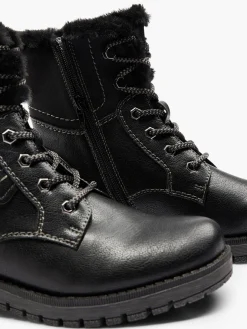 Outlet Lace Up Fur Lined Comfort Boot Women Loafers & Low Shoes·Comfort|Boots·Comfort Boots
