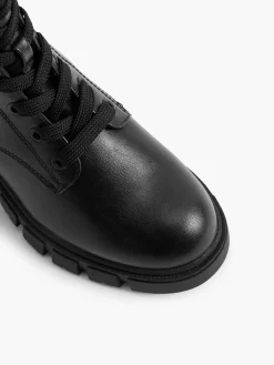Clearance Lace Up Heeled Biker Boot Women Boots·Biker Boots|Boots·Heeled Boots