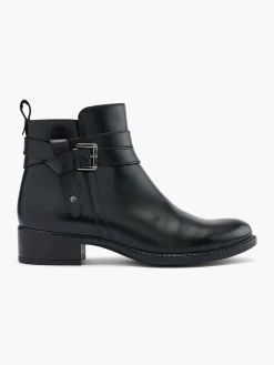 Hot Leather Ankle Boot with Buckle Strapped Detail Women Boots·Leather Boots|Boots·Ankle Boots