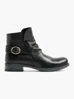 Leather Buckle Detailed Ankle Boot Women Boots·Leather Boots|Boots·Ankle Boots