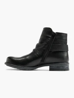 Leather Buckle Detailed Ankle Boot Women Boots·Leather Boots|Boots·Ankle Boots