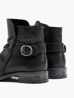 Leather Buckle Detailed Ankle Boot Women Boots·Leather Boots|Boots·Ankle Boots