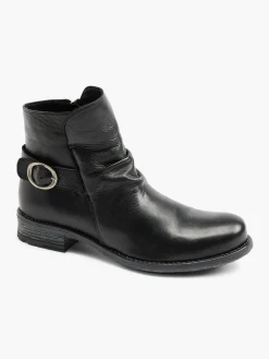 Leather Buckle Detailed Ankle Boot Women Boots·Leather Boots|Boots·Ankle Boots
