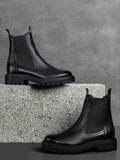 Hot Leather Chelsea Boot Women Boots·Leather Boots|Boots·Chelsea Boots