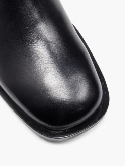 Clearance Leather Chunky Boot with Harness Detail Women Boots·Biker Boots|Boots·Chunky Boots