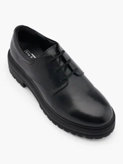 Clearance Leather Chunky Sole Lace Up Shoe Girls School Shoes·Girls Teen School Shoes|All Girls·Teens