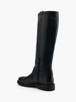 Best Leather Knee High Boot with Harness Detail Women Boots·Knee High Boots|Boots·Leather Boots