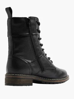 Online Leather Lace Up Biker Boot Women Boots·Biker Boots|Boots·Lace-Up Boots