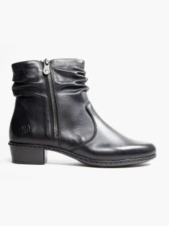 Clearance Leather Ruched Ankle Boot Women Boots·Leather Boots|Boots·Ankle Boots