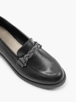 Discount Loafer with Diamante Braided Detail Women Girls School Shoes·Girls Teen School Shoes|All Girls·Teens