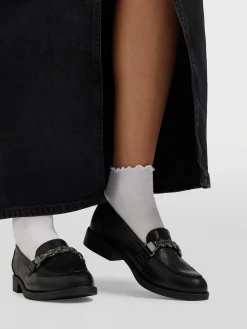Discount Loafer with Diamante Braided Detail Women Girls School Shoes·Girls Teen School Shoes|All Girls·Teens