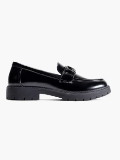 Outlet Loafers with Metal Link Detail Women Girls School Shoes·Girls Teen School Shoes|All Girls·Teens