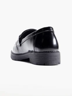 Outlet Loafers with Metal Link Detail Women Girls School Shoes·Girls Teen School Shoes|All Girls·Teens