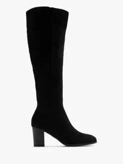 New Long Leg Block Heeled Boot Women Boots·Knee High Boots