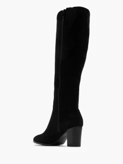 New Long Leg Block Heeled Boot Women Boots·Knee High Boots