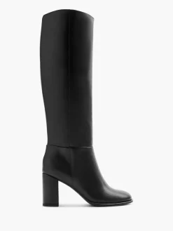 Outlet Long Leg Block Heeled Boot Women Boots·Knee High Boots