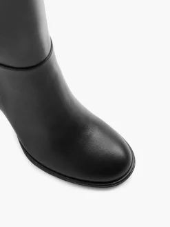 Outlet Long Leg Block Heeled Boot Women Boots·Knee High Boots