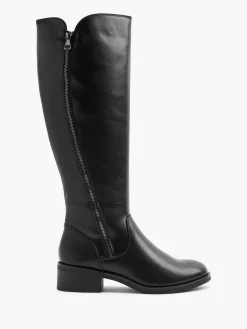 Clearance Long Leg Boot with Zipper Detail Women Boots·Knee High Boots
