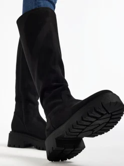Outlet Long Leg Chunky Soled Boot Women Boots·Knee High Boots