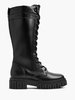 Discount Long Leg Lace Up Biker Boot Women Boots·Biker Boots