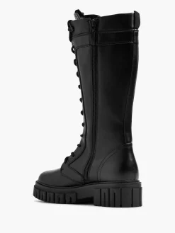 Discount Long Leg Lace Up Biker Boot Women Boots·Biker Boots