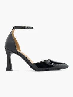 New Patent Heel with Ankle Strap Women Heels·High Heels