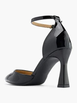 New Patent Heel with Ankle Strap Women Heels·High Heels