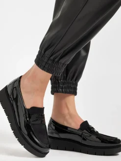 Hot Patent Panelled Loafer Women Girls School Shoes·Girls Teen School Shoes|All Girls·Teens