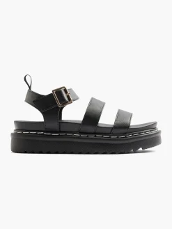 Outlet Platform Sandals with Contrasting Stitching Women Sandals·Gladiator Sandals|Sandals·Chunky Sandals