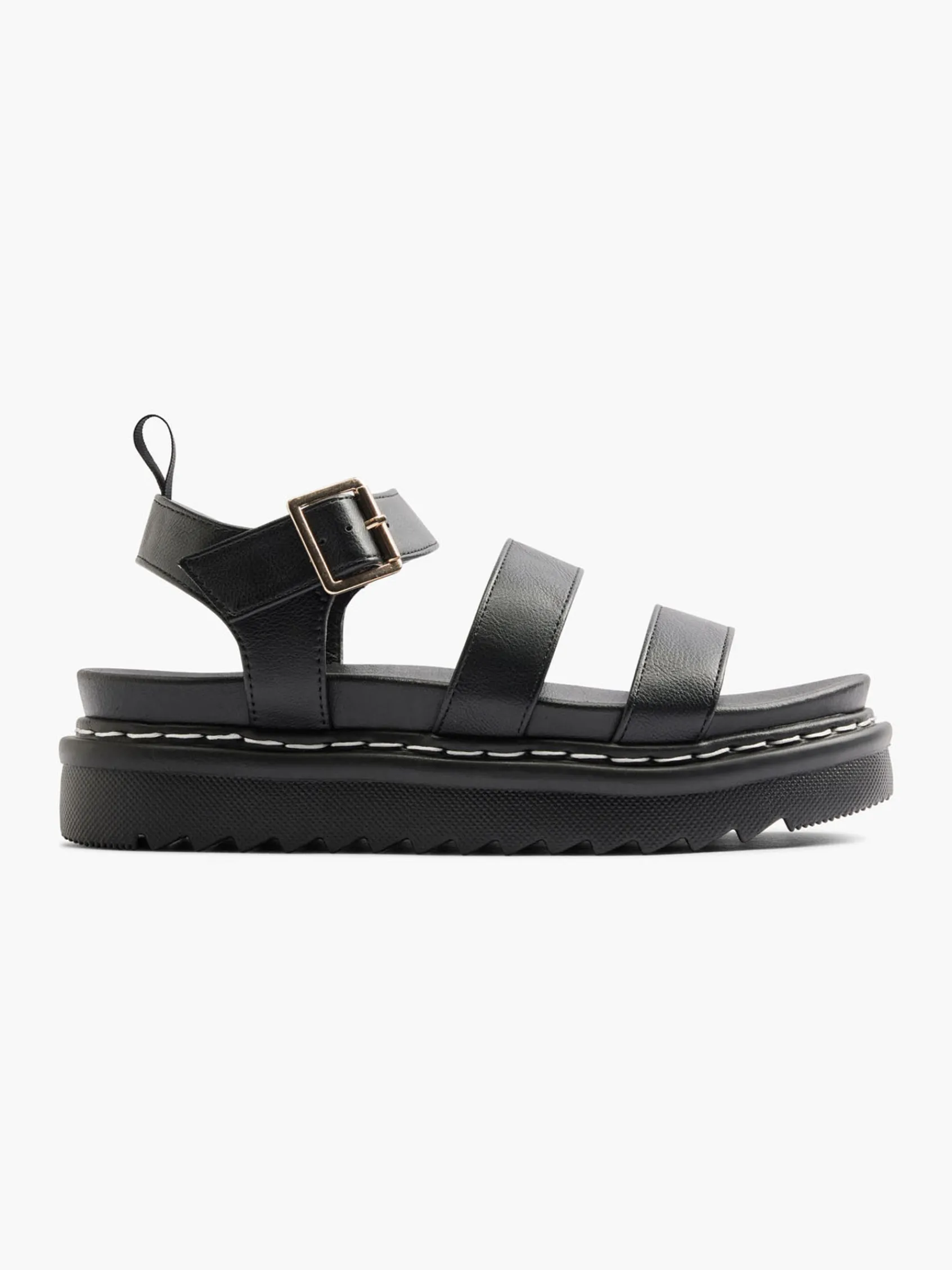 Outlet Platform Sandals with Contrasting Stitching Women Sandals·Gladiator Sandals|Sandals·Chunky Sandals