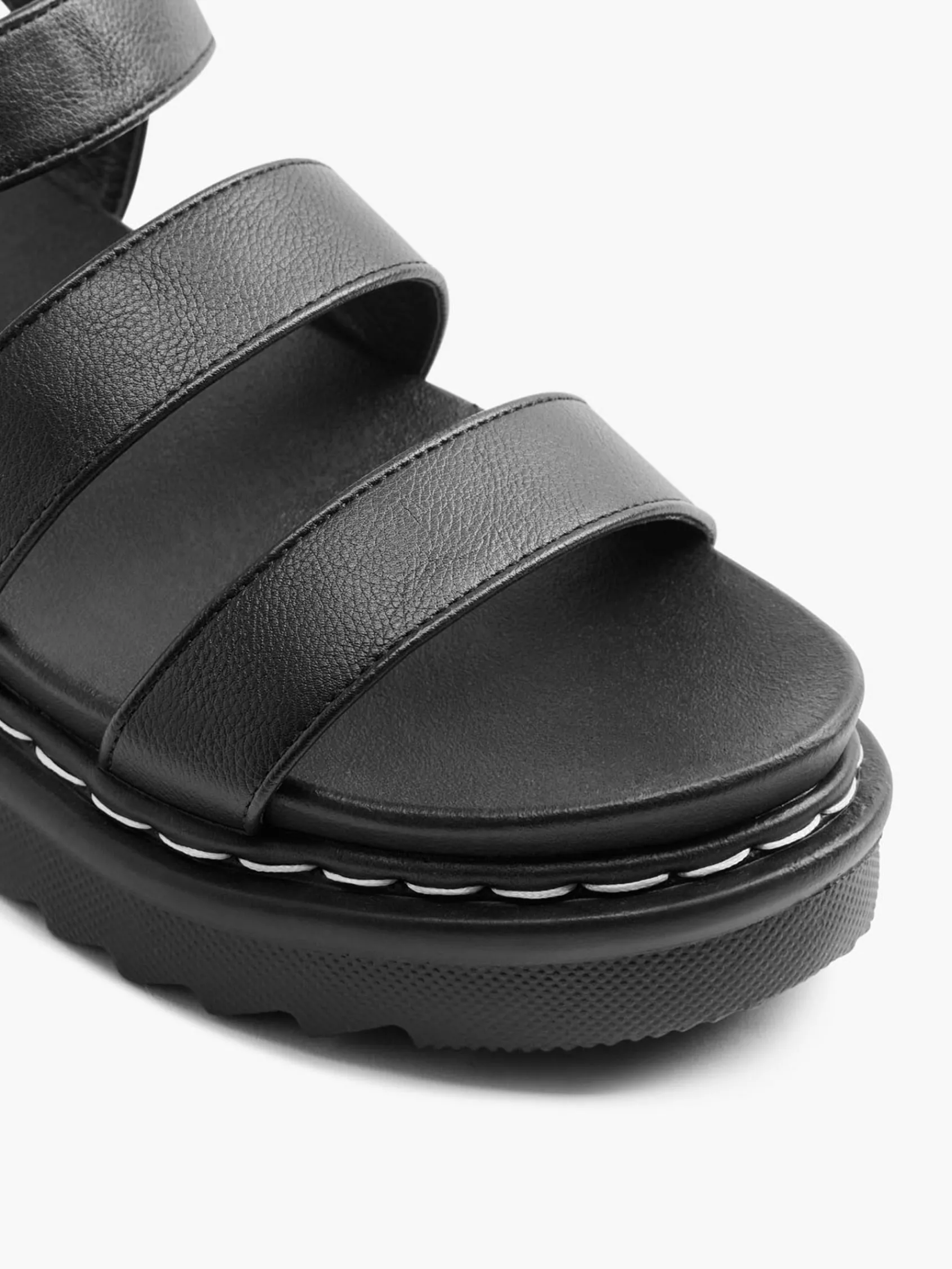 Outlet Platform Sandals with Contrasting Stitching Women Sandals·Gladiator Sandals|Sandals·Chunky Sandals